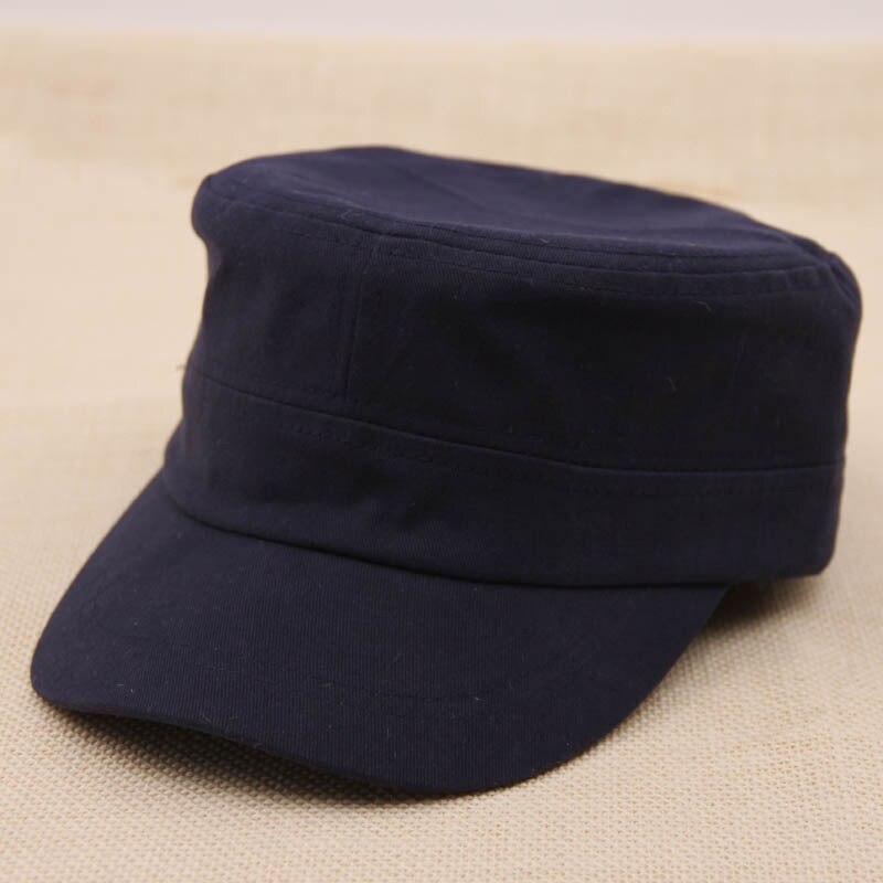 summer adjustable women men classic baseball cap vintage casquette snapback hats brown,navy,black,beige,army green: navy blue