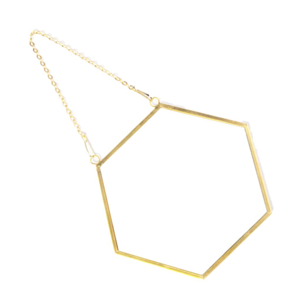 Miroir Hexagonal en laiton doré de forme géométrique, décoration nordique minimaliste pour la maison, miroir de salle de bains, miroir d'entrée, miroir de maquillage