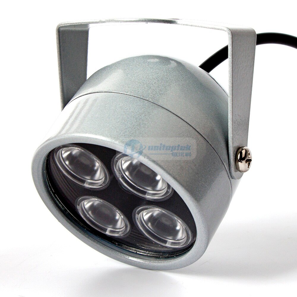 4 IR LED Infrared Illuminator Light IR Night Vision For CCTV Security Cameras Fill Lighting Metal Gray Dome Waterproof