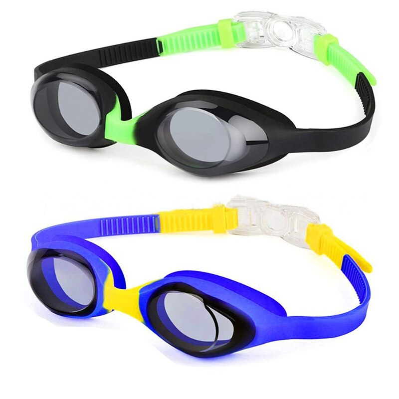 Swim Goggles Colorful Adjustable Children Kids Wat... - Grandado