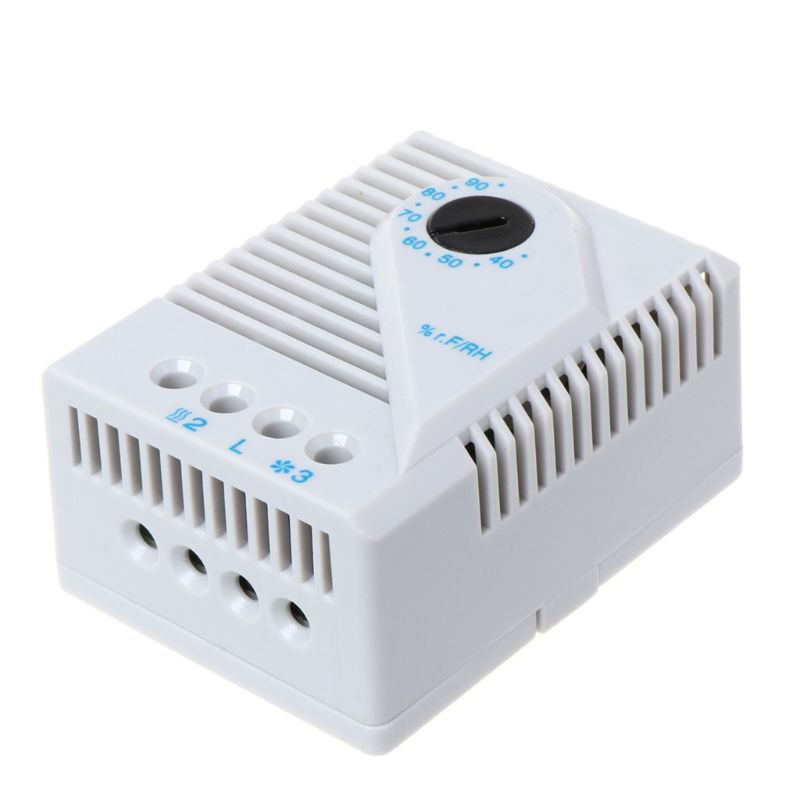 Contrôleur d'humidité Hygrostat mécanique connecter ventilateur chauffant pour armoire MFR012 35ED