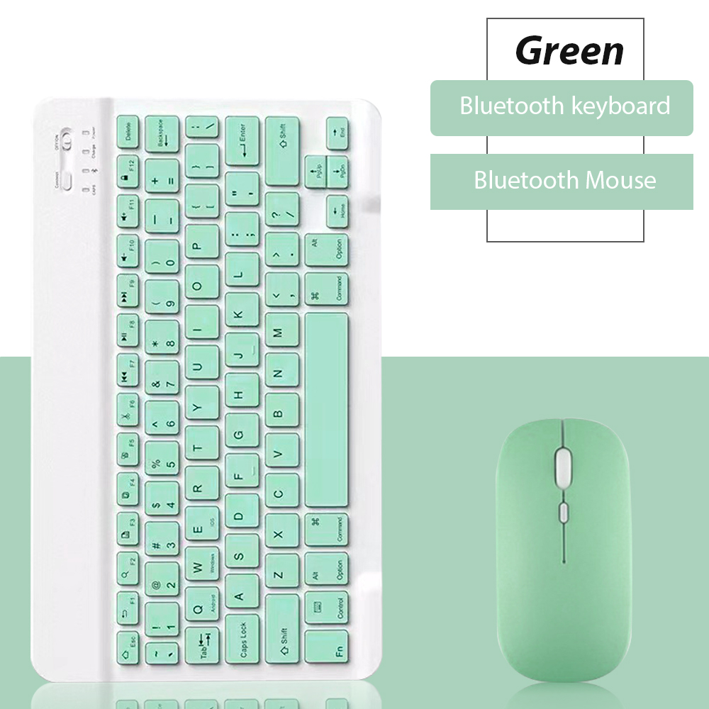 Bluetooth Wireless Keyboard Universal Mobile Phone Tablet Keyboard And Mouse Mini Bluetooth Keyboard Ipad Keyboard Accessories: PURPLE