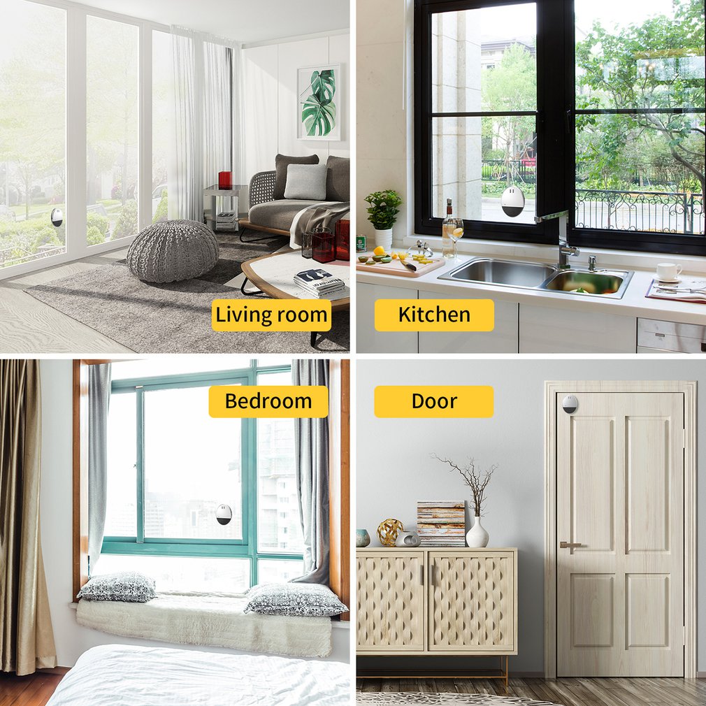 100db Hohe kabellos Anti-diebstahl Alarm Vibration Sensor Für Tür/fenster Intelligente Vibration Alarm Heimat Sicherheit Alarm