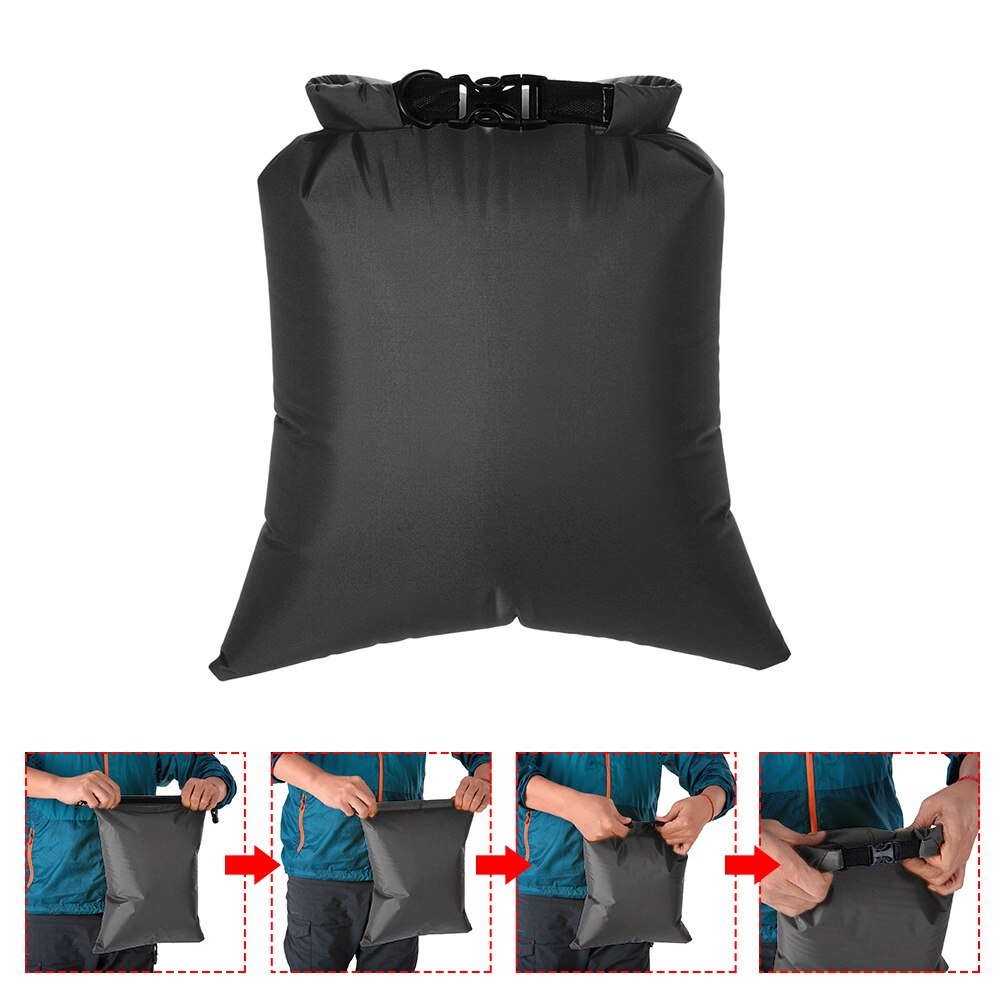 Bolsa impermeable para exteriores, saco seco para flotar en bote, Kayak flotante, playa, pesca, Kayak, accesorios, 6 uds.