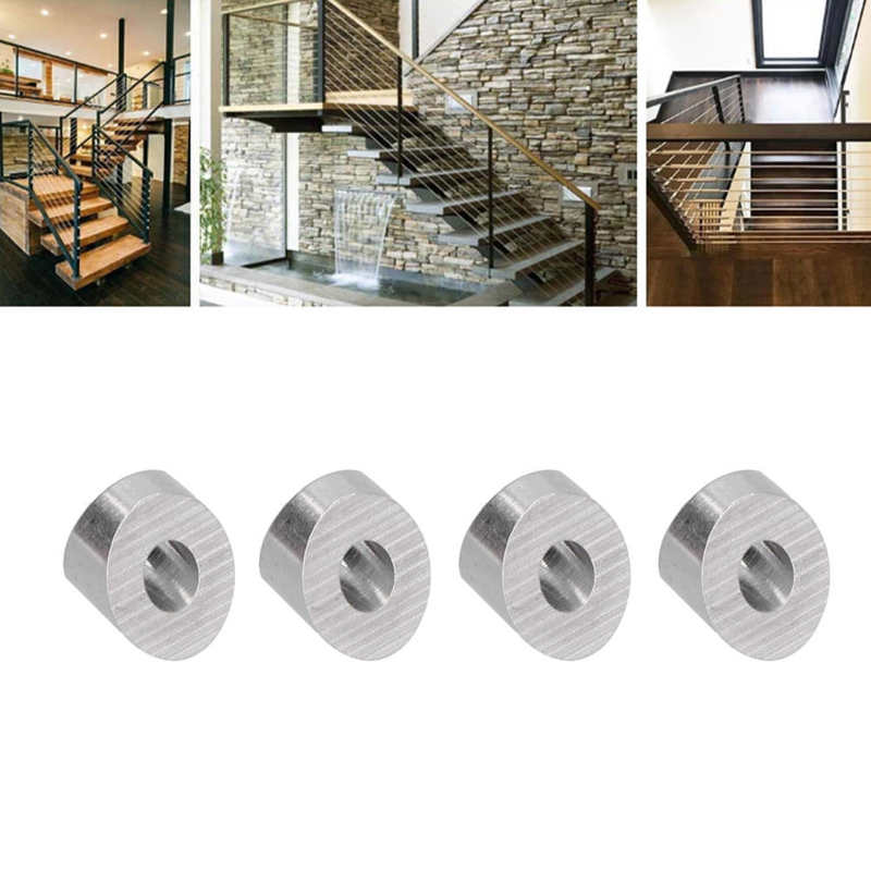 Angled Washers Stainless Steel Angle Beveled Washer for DIY Cable Railing Project