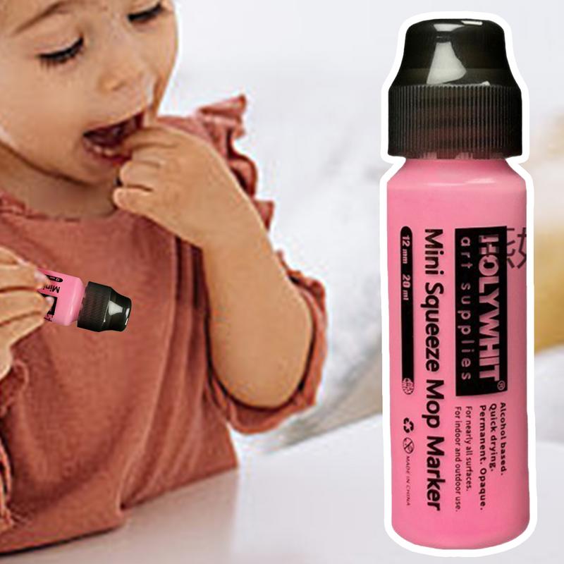 Graffiti maling tuscher fremhævning akrylmaling tusch 12mm/20ml genopfyldelige maling fluorescerende signaturpen graffiti maling