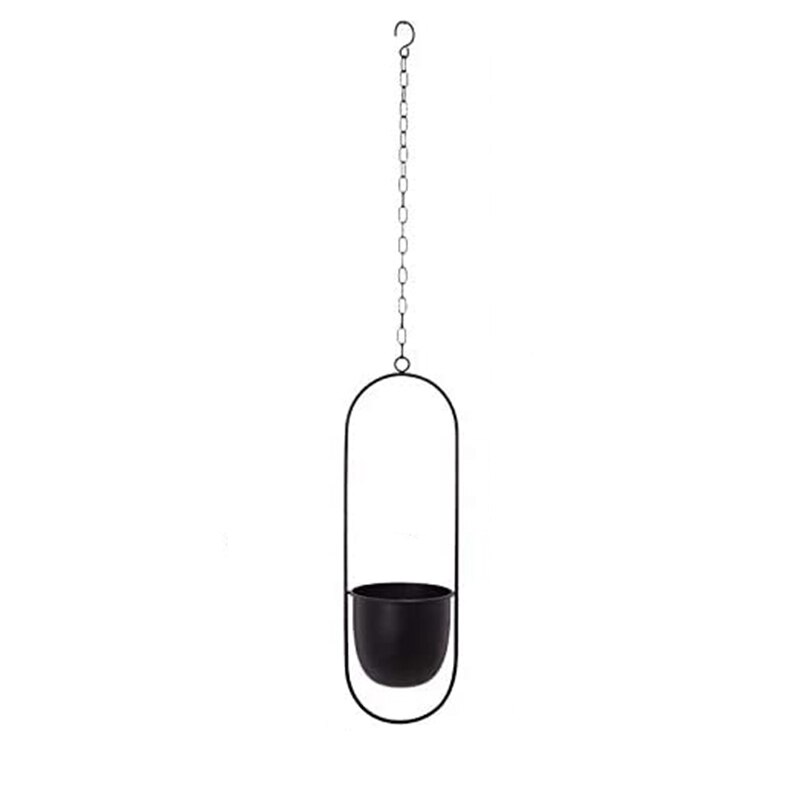 Pots de fleurs suspendus au mur et au plafond, Pots de fleurs et support pour plantes, adaptés à la décoration intérieure et extérieure du porche: Default Title