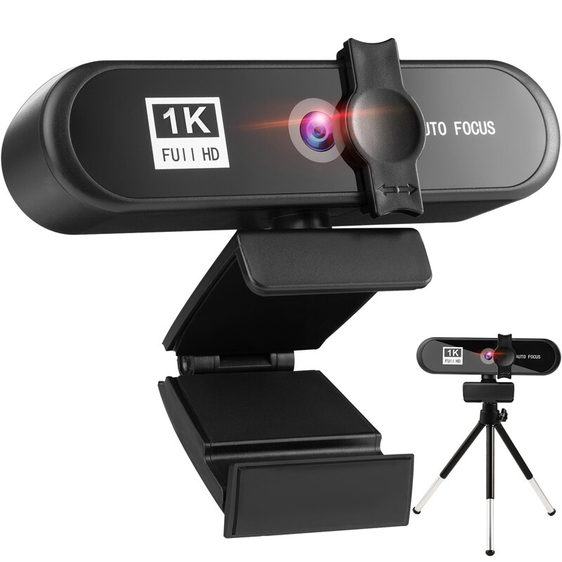 4K autofokus 1080P kamera internetowa komputer USB robić komputera kamera internetowa laptop ambona z mikrofon stereofoniczny pokrywa prywatności dla Powiększenie Skype Facetime: 1K