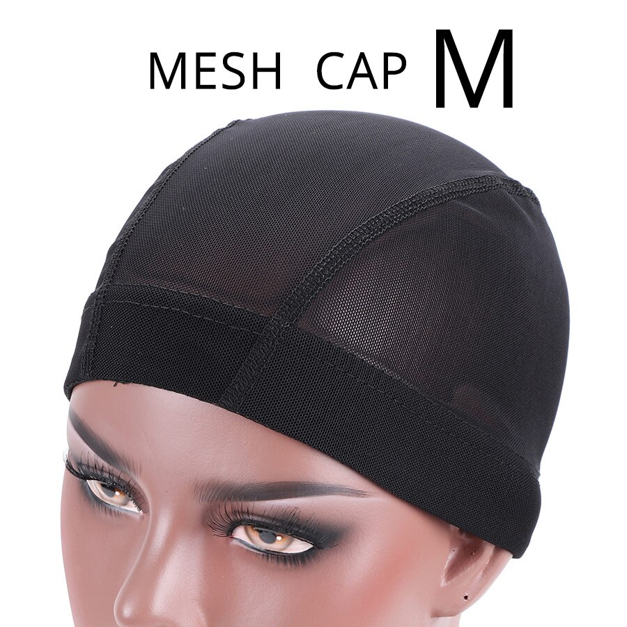 Plussign – bonnet de perruque en maille, 2 Styles, noir, 52Cm-56Cm, confortable, respirant, en Spandex, avec bande élastique pour la fabrication de perruques: MESH-M-2PCS