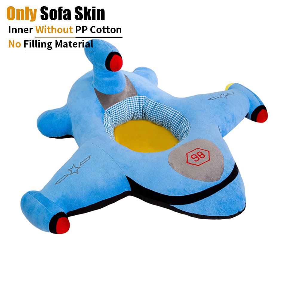 Cartoon baby bankhoes leren zitten stoel voedingsstoel hoes kinderbank hoes voor baby babystoel bank zonder katoen