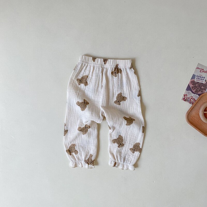 MILANCEL – pantalon moulant pour bébés, vêtement pour filles et garçons, printemps 2022: brown bear / 3T