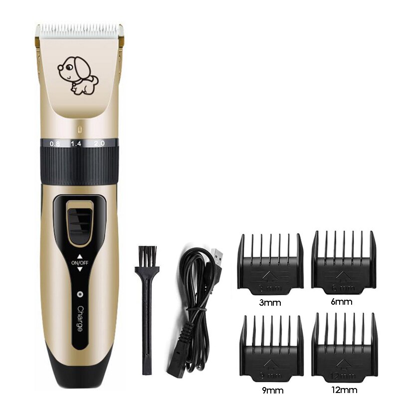 Electric Pet Clippers Grooming Kit Rechargeable Pet Cat Dog Hair Trimmer Shaver Animals Hair Cutting Machine: C6 Standard