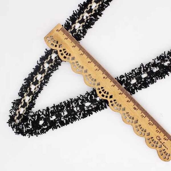 5yard Lace Trim Sewing Braided Lace Ribbon DIY Clothes Dress Edge bag shoulder strap hair accessories handmade materials: color 7