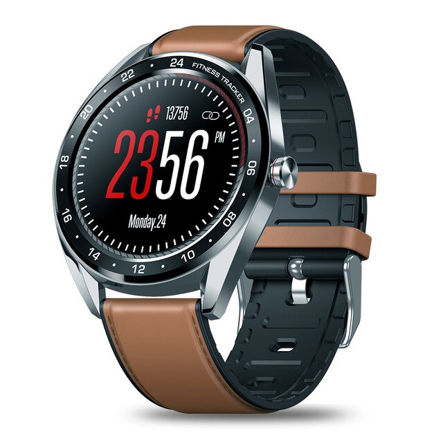 Neue Zeblaze NEO Serie Farbe Touch Display Smartwatch IP67 Wasserdicht Herz Rate Blutdruck Fitness Tracker Für IOS Android: Hellbraun