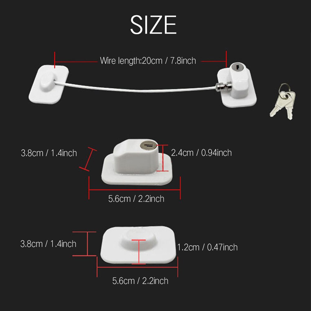 Safety Window Lock Child Lock Self Adhesive Home Baby Protection Children From Being Hurt By Baby Lock Windows Limiter Lock