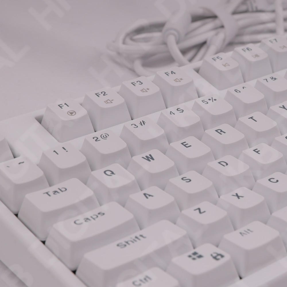 Mechanical Keyboard Keycaps White Color Transparent Backlight OEM Profile for GK61 Anne Pro 2 60% 68% 80% Keyboard PC Game