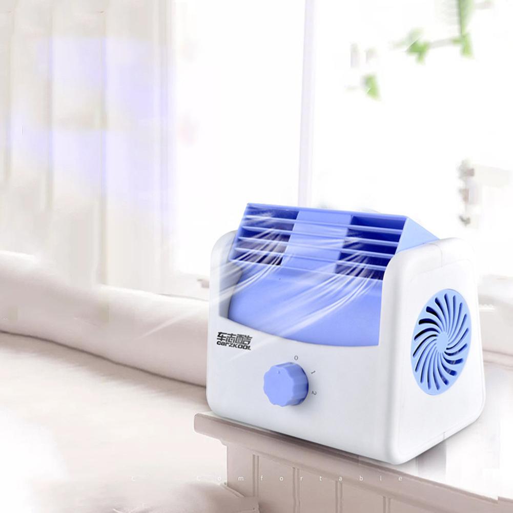 DC12V / 24V Draagbare Auto Vrachtwagen Voertuig Luchtkoeling Ventilator Laag Geluidsniveau Stille Koeler Fan 2 Speed Airconditioning voor Auto/Suv/Atv