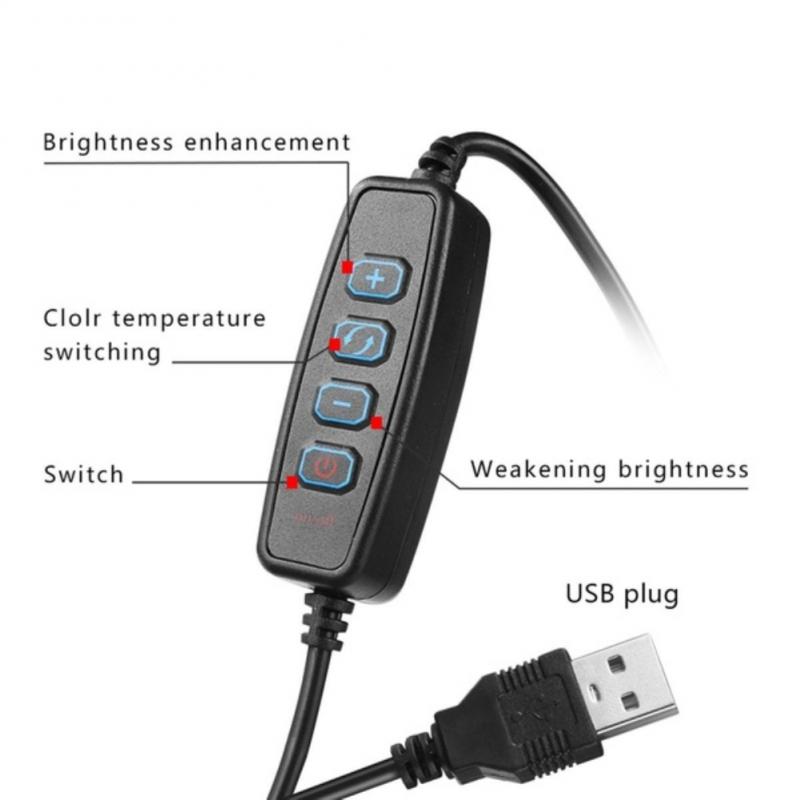 80/128 LED 3 Modalità 8W 5500K Dimmerabile Studio Anello Della Macchina Fotografica Luce Foto Del Telefono Video Per Yutube Video Dal Vivo trucco Dropshipping