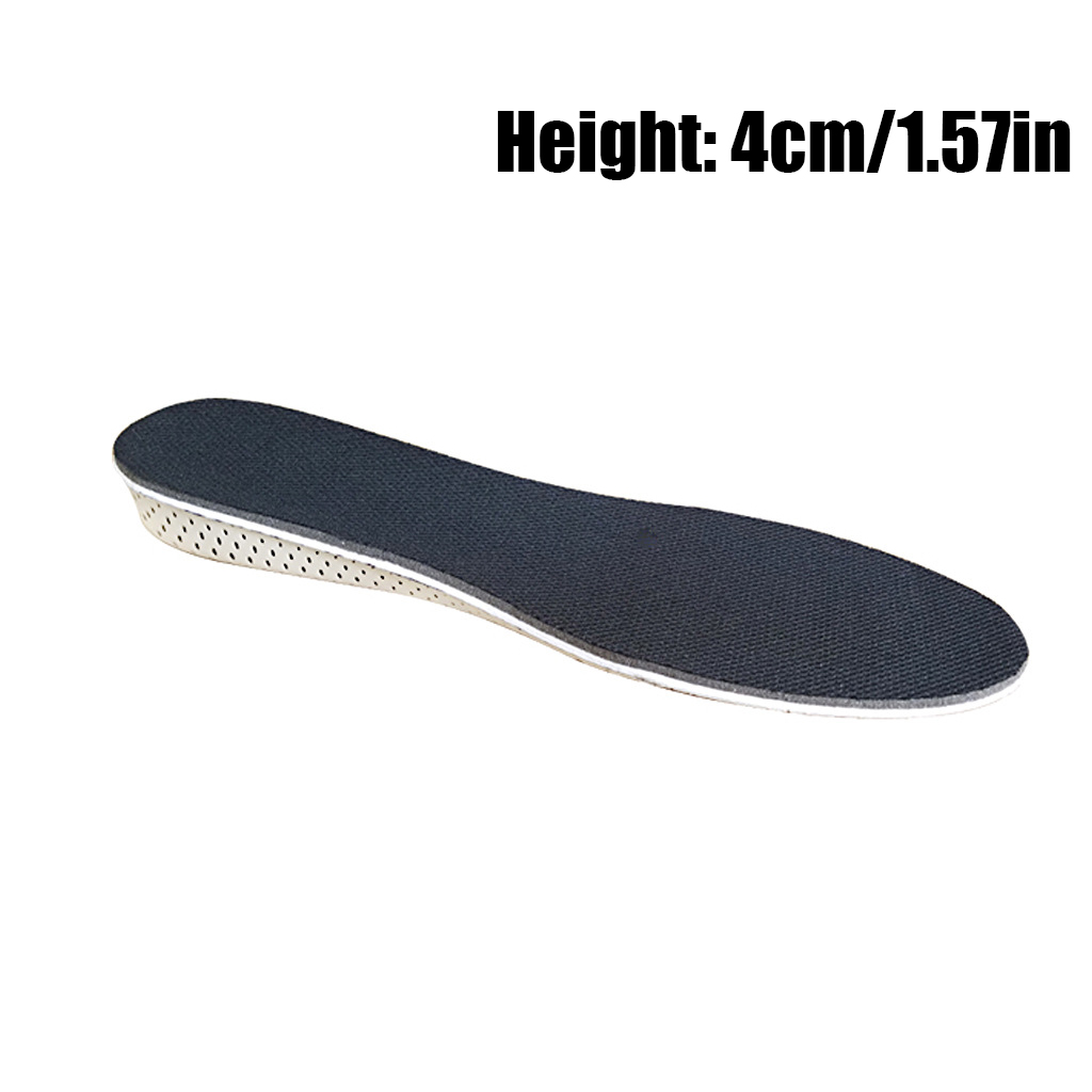 Hoogte Toename Inlegzolen Ademend Traagschuim Hak Lifting Inserts Schoen Liften Schoen Pads Lift Inlegzolen Voor Unisex:  pad 4cm