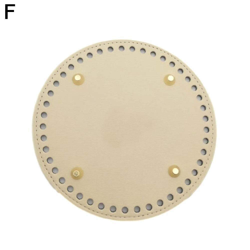 Round Bottom Shaper Rivets Bag Crocheting Hand-woven DIY For Hand-made Cushion Pad - 15cm Bags Bag Supplies: F