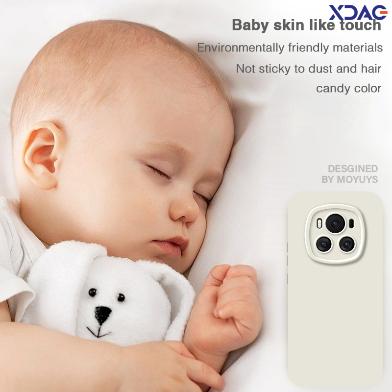 Phone Case for Honor Magic6 Magic 6 Pro 6Pro Ultimate 5G Solid Luxury Soft Liquid Silicone Lens Protection Angel Eyes Back Cover