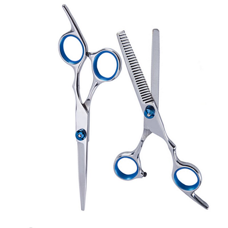 Hairdressing Scissors 6 inch Hair Cutting Thinning Hair Scissors Barber Scissors Hairdresser Tool Salon Accessories: 2 pc