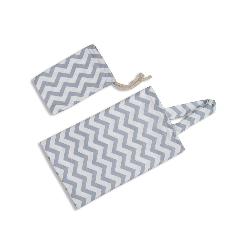 Baby Borstvoeding Cover, Verstelbare Privacy Dekking Voor Borstvoeding, Katoen Borstvoeding Kleding Cover Handdoek: Gray ripple
