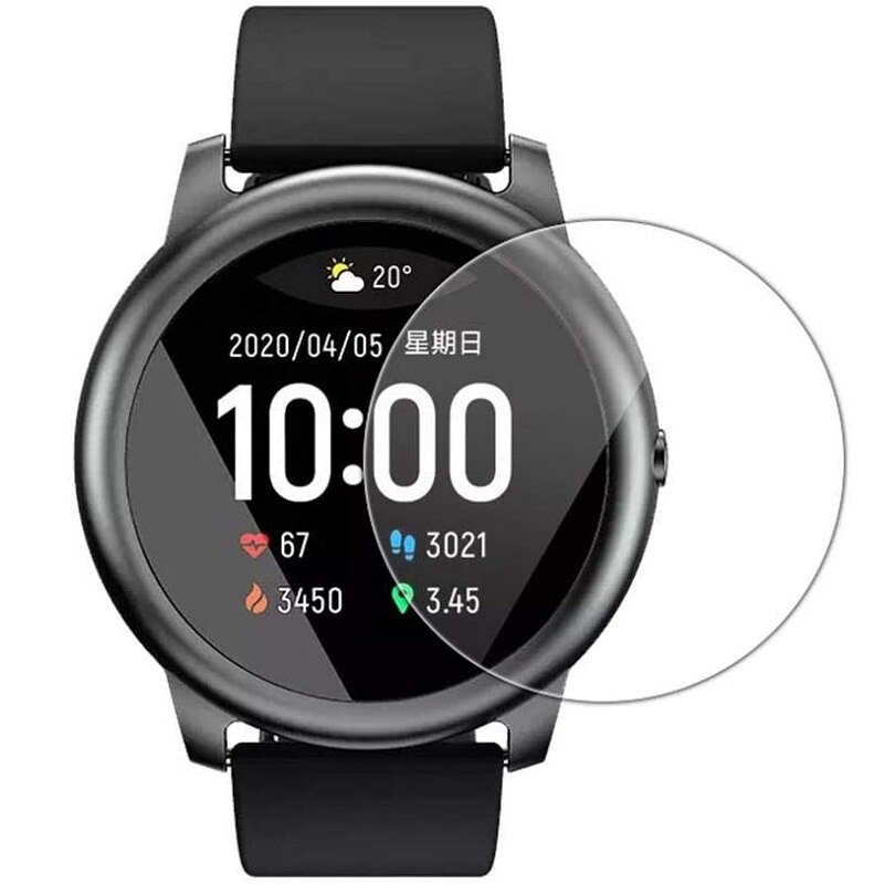 3Stck Gehärtetem Glas für Xiaomi Mi Uhr Farbe 2 Bildschirm Schutz Smartwatch Schutzhülle Film