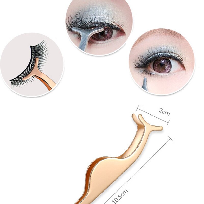 2/3/5Pcs Falsche Wimpern Pinzette Gefälschte Wimpern Applikator Werkzeuge Wimpern Verlängerung Curler Nipper Make-Up Wimpern pinzette Clip