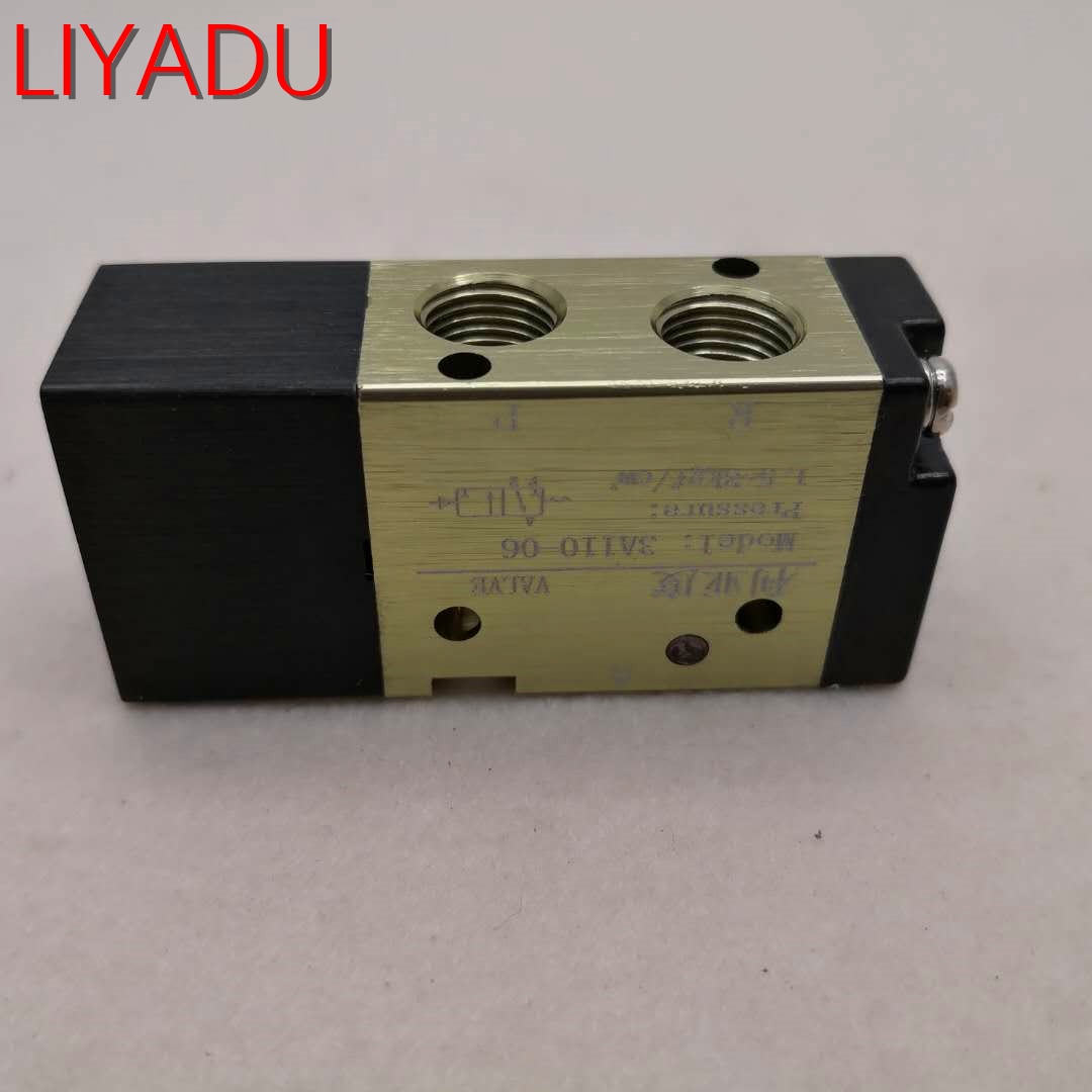 Pneumatic Piloted Air Control valve 3A110-06 3A210-06/08 3A310-08/10 3 Port 2 position 1/8 1/4 bsp 3/8 1/2 3A410-15 3/2 Way NC