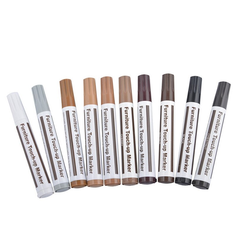 21 stk møbel touch-up kit markører &amp; filler sticks træ ridser restore kit ridse patch maling pen træ komposit reparation