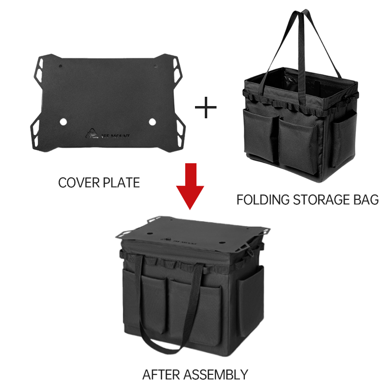 Outdoor Multifunctional Tool Storage Box, Camping Bag, Large Capacity Carrying Bag, Picnic Bag, Handbag Storage Box