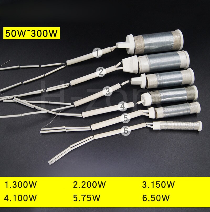 Electric Soldering Iron Heavy Duty External heat 50W 75W 100W 150W 200W 300W Soldering Iron tips heater Chisel Tip Wood Handle