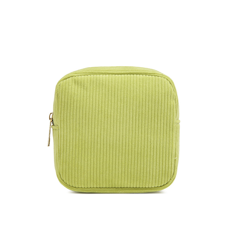 Ins Plush Mini Cosmetic Storage Pouch Women Portable Makeup Lipstick Sanitary Napkins Travel Organizer Bags Small Bag: green