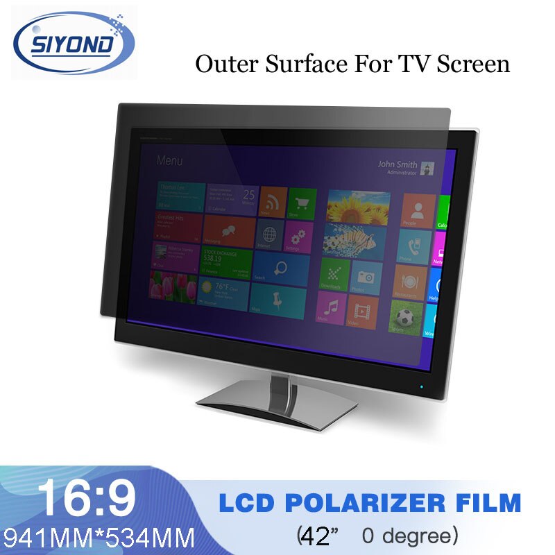 1 stück Neue 42 zoll 0 grad TV Polarisator Film Für LCD LED Bildschirm Tafel