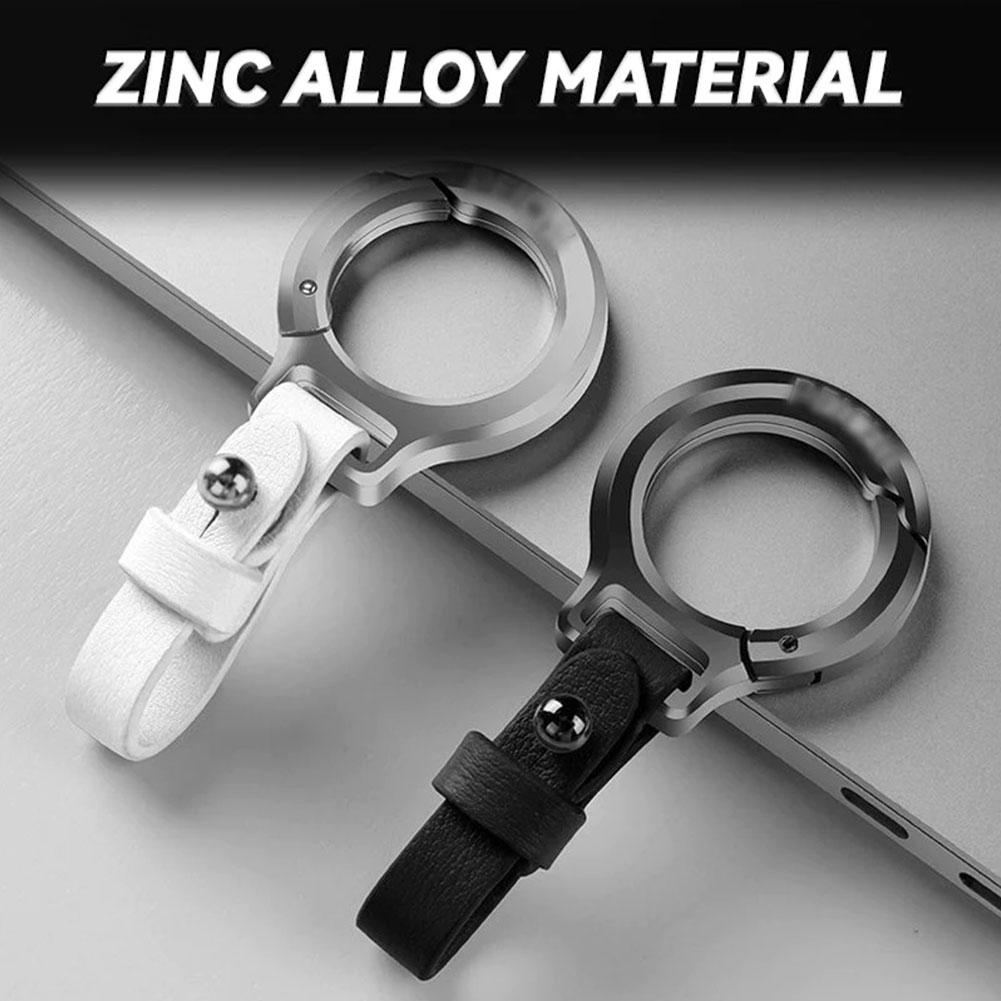 Porte-clés de luxe en cuir Durable pour voiture, boucle en fer à cheval, accessoires , clé de voiture personnalisée