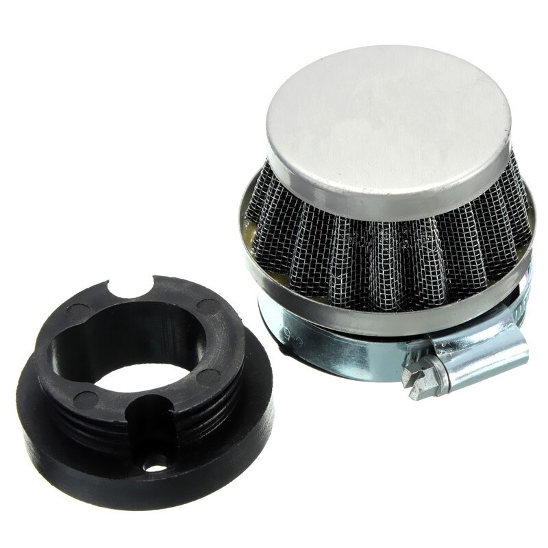 47cc 49cc Mini Filtro de aire para motocicleta Moto Dirt cleanner motor filtro de aire ATV Quad Performance Moto filtro de aire de acero inoxidable