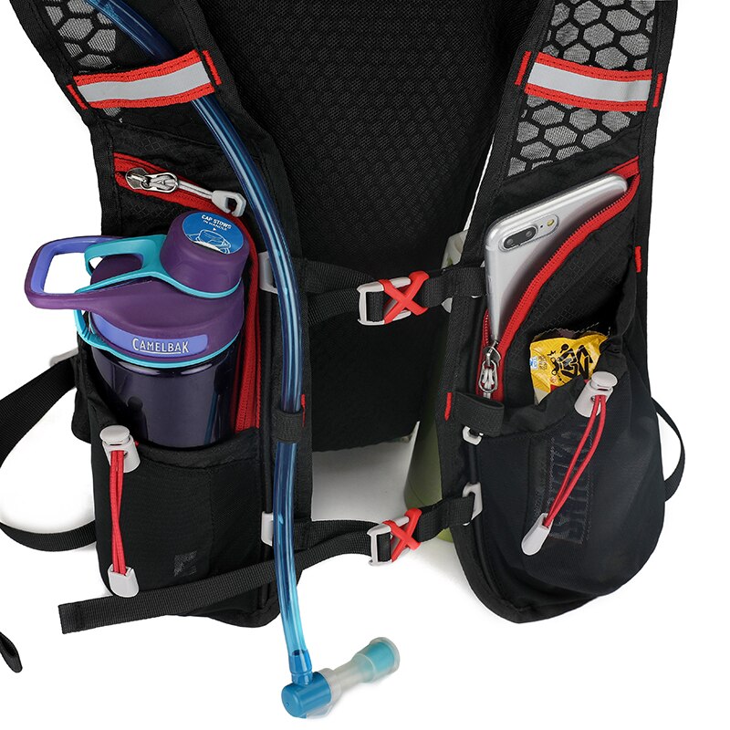Running Backpack Bicycle Bag Cycling Backpack Breathable Ultralight Bike Water Bag Climbing Cycling Hydration Backpack 5L