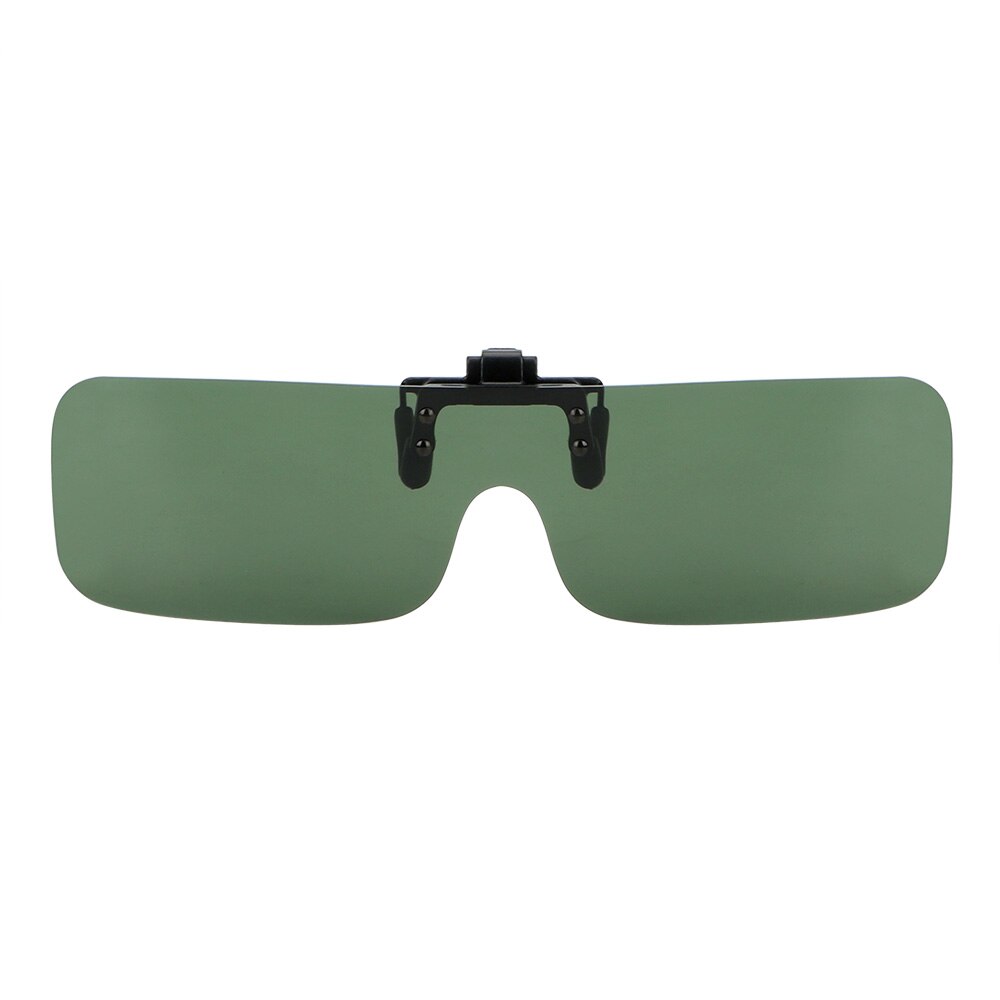 LEEPEE Anti-glare For Men Women Driving Night Vision Lens Polarized Sun Glasses Clip On Sunglasses Car Driver Goggles: Green