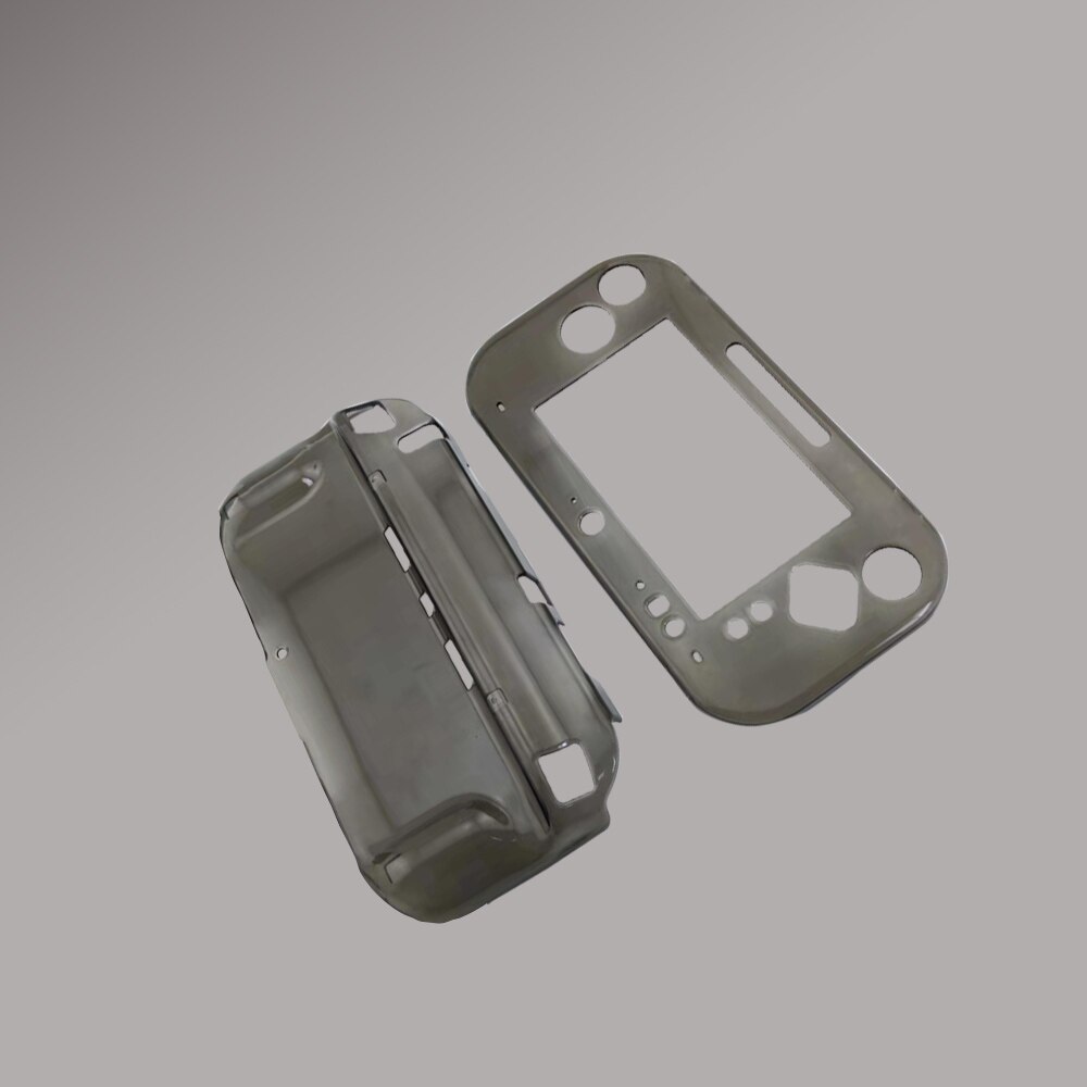 Plastic Clear Crystal ProtectiveShell Skin Case Cover For W-i-i U game pad&Games