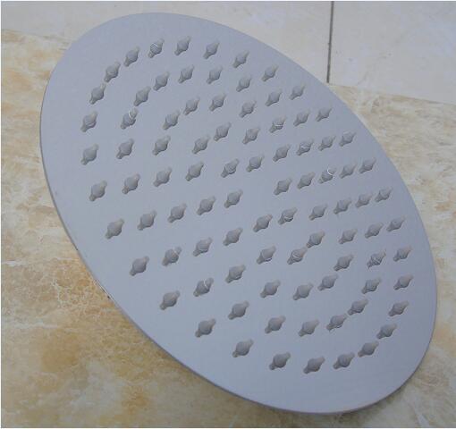 Dofaso douchekop hoge druk ronde en vierkante Kop Douche Sproeier Roestvrij ultradunne regendouche 4/6 /8 inch: round / 20cm showerheads