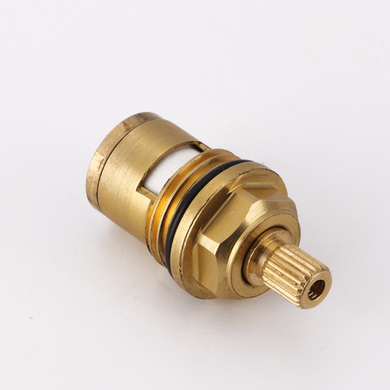 Cartucho de grifo de latón de 43mm y 20 dientes, piezas de grifo, pieza de válvula, válvula de grifo de agua, piezas de reparación de grifo de agua fría o de un solo hilo