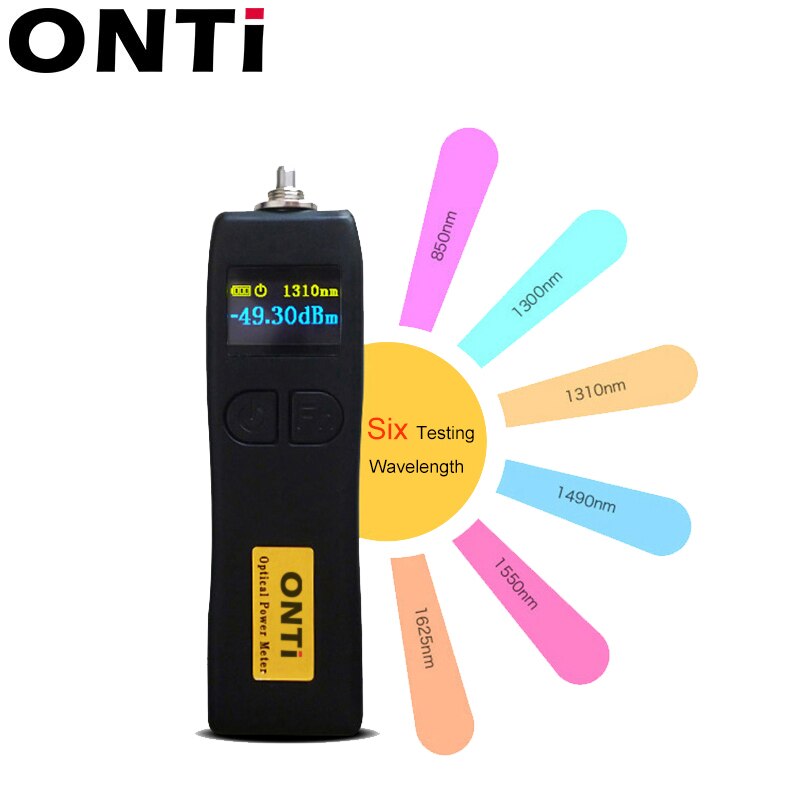 ONTi -70 ~ + 6dBm und-50 ~ + 26dBm Handheld Mini Optical Power Meter