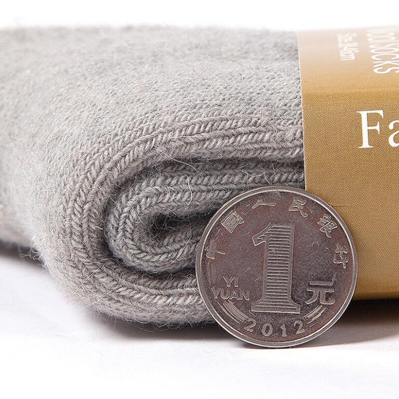 Winter dikke #39 warme wollen sokken heren plus fluwelen lange sokken calcetines meias