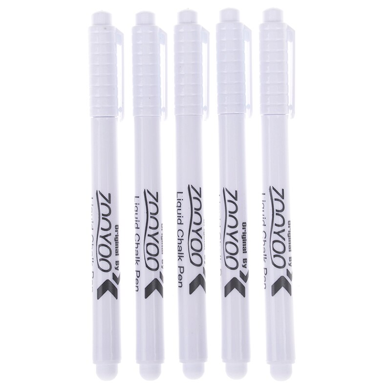 3Pcs 13.5cm White Liquid Chalk Pen Marker Chalkboard Blackboard Liquid Ink Pen Used on Chalkboard Window Erasable
