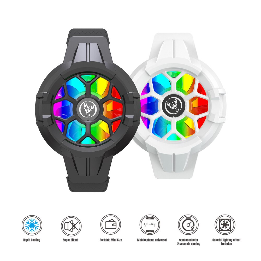 Hxsj Draagbare P10 Mobiele Telefoon Koeler Mobiele Telefoon Koelventilator Voor Pugb Mobiele Telefoon Koeler Mobiele Telefoon Koelventilator Shell mobil