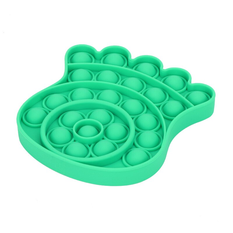 Push Blase Zappeln Sensorischen Pop-Es Silikon Squeeze Autismus Spezielle Bedürfnisse Stressabbau Tier Multicolor Erwachsene Kinder Spielzeug: Octopus Green
