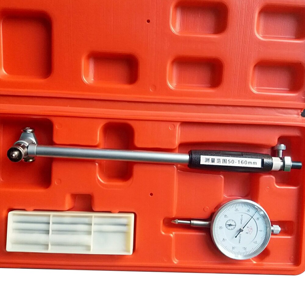 Dial Indicators 0.01mm Dial Indicators Hole Scale Indicator Precision Cylinder Engine Gauge 50-160mm Measurement Tool Tester