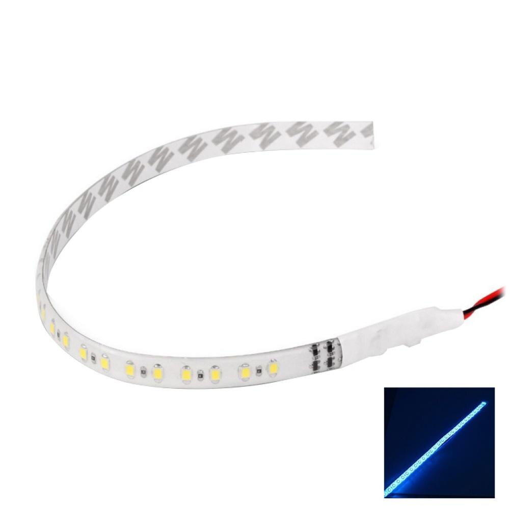 Adhesive Bendable Car Motorcycle RGB LED Knight Rider Night Light Strip Lamp Bar Bike Motorcycle Truck: Blue
