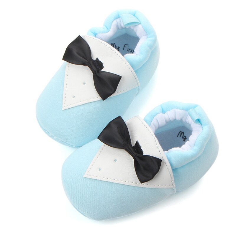 Baby Jongens Meisjes Babyschoenen Pasgeboren Herfst Winter Vlinder-knoop Katoen Kids Soft Prewalker Schoenen M1 M1